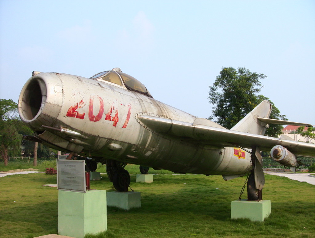 Figure 2 - Nguyen Van Bay’s MiG-17, with registration 2047, in its current state.