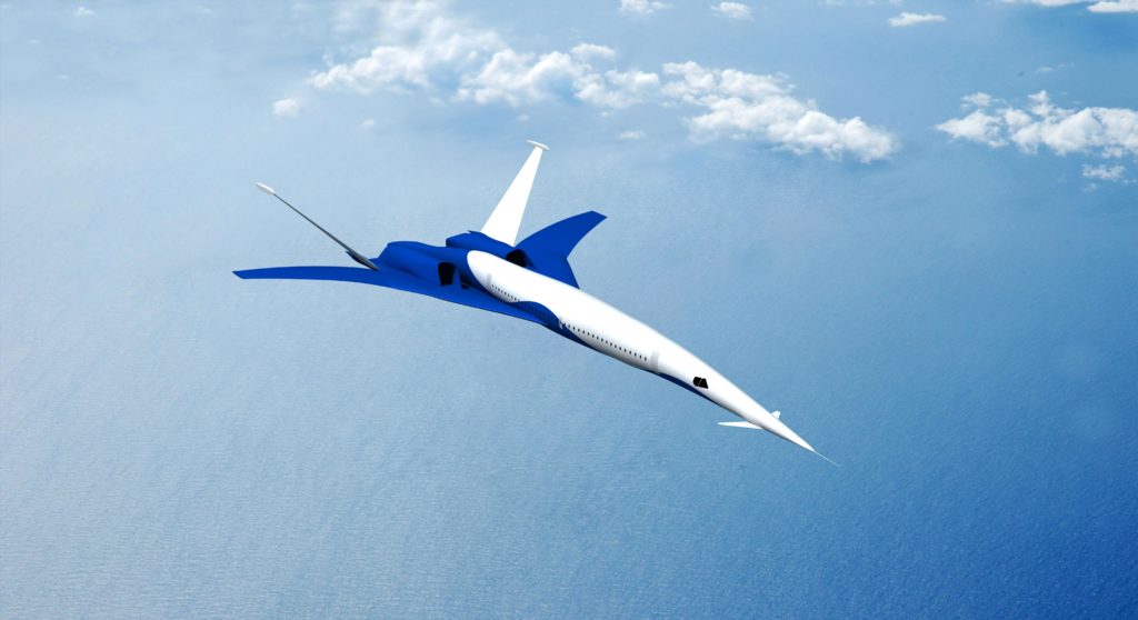 Boeing supersonic airliner concept.
